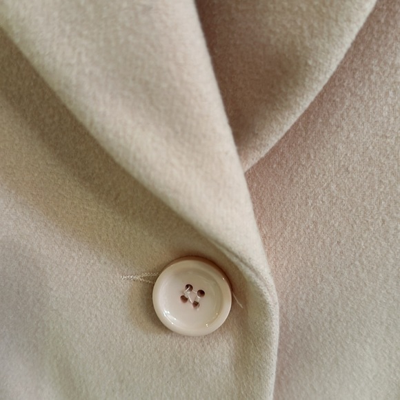 Louden Made in Canada Pink Wool & Cashmere jacket One button front Size 12 - Picture 5 of 10